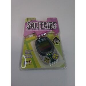 MGA Keychain Classics Solitaire Handheld Electronic Game 2002 Sealed